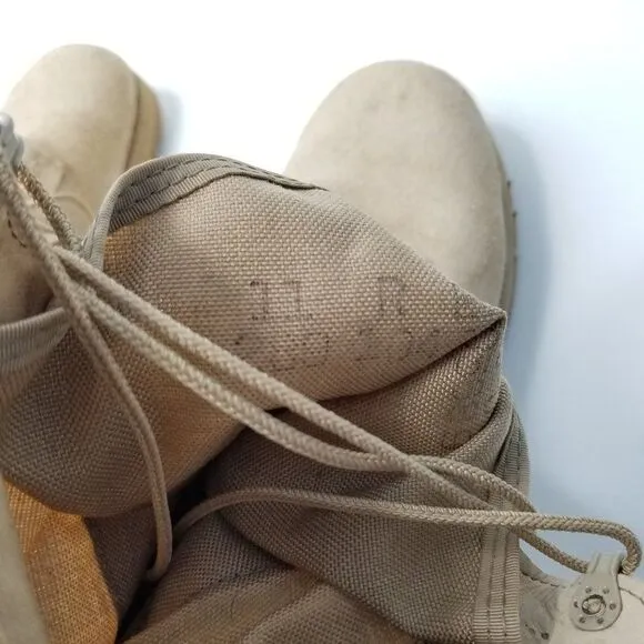 Vibram Combat Boots Men's 11R Tan Military Style Army Hot Weather Desert