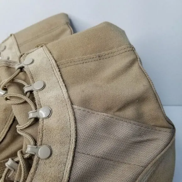 Vibram Combat Boots Men's 11R Tan Military Style Army Hot Weather Desert