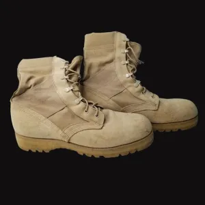 Vibram Combat Boots Men's 11R Tan Military Style Army Hot Weather Desert