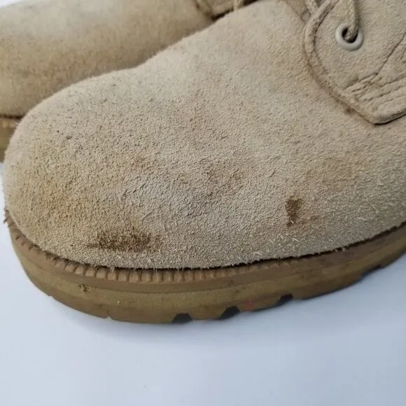 Vibram Combat Boots Men's 11R Tan Military Style Army Hot Weather Desert