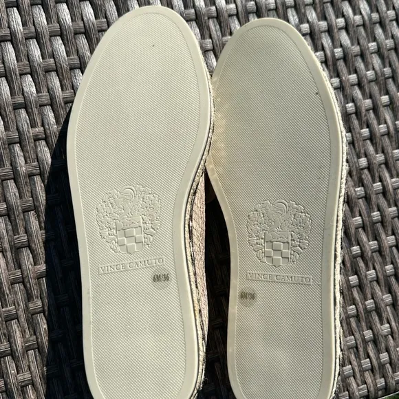 Vince Camuto Gold Flats Slip-On Loafers