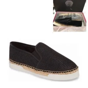 Vince Camuto Tambie Slip-On Sneaker in Sparkle Black NIB