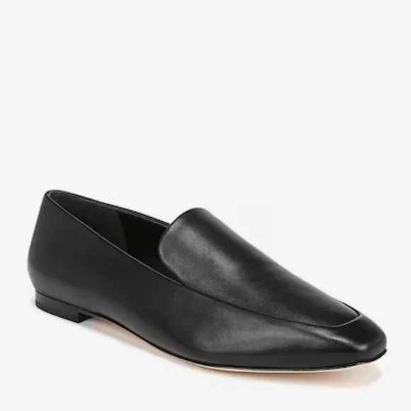 VINCE Women's Brette Loafers Black soft leather size 9 new