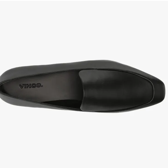 VINCE Women's Brette Loafers Black soft leather size 9 new