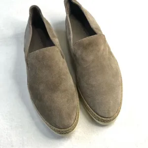 VINCE SNEAKERS SUEDE SLIP-ON ESPADRILLE TAUPE