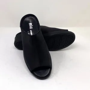 Vintage‎ Big Comfort by Bighorn Black Nubuck Mule Slides