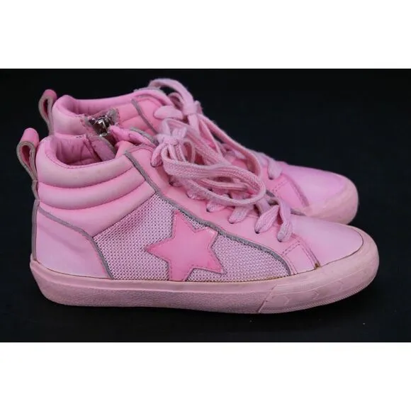 Vintage Havana Dip High Pink Sneakers Youth Size 1