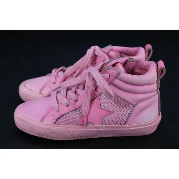 Vintage Havana Dip High Pink Sneakers Youth Size 1