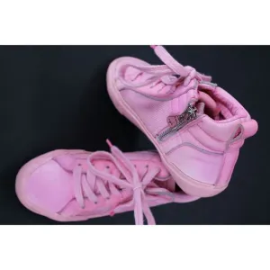 Vintage Havana Dip High Pink Sneakers Youth Size 1