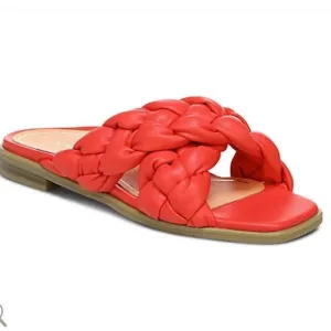Vionic Braided Cross Strap Slides Kalina NEW