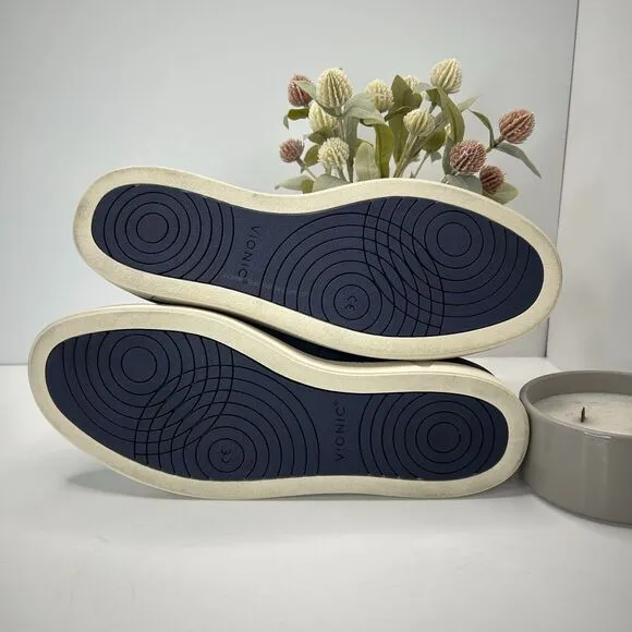 Vionic Thompson Slip-on Penny Loafers Casual Comfort Shoe Navy Men's 12 Wide