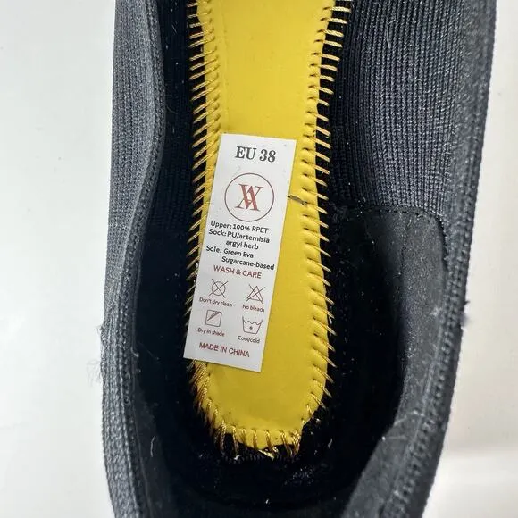 VIVAIA Margot Shoes Slip On Square Toe Flats Ballet Shoes US Size 7-7.5 EU 38