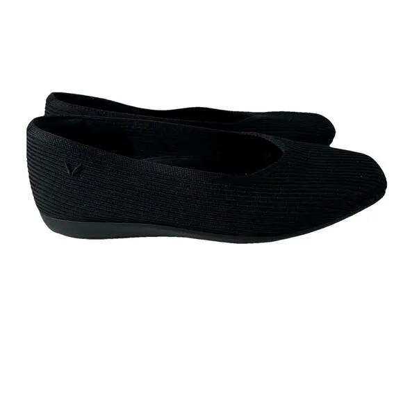 VIVAIA Margot Shoes Slip On Square Toe Flats Ballet Shoes US Size 7-7.5 EU 38