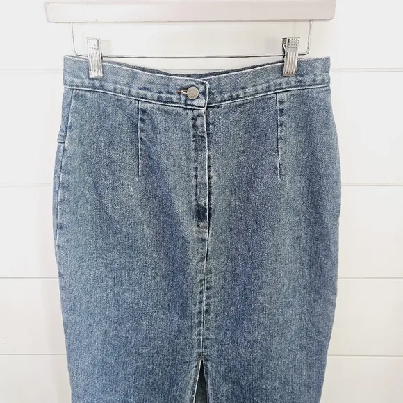 VIVALDI Vintage jeans skirt midi style