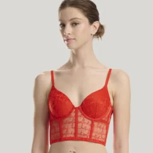 Wolford Logo Obsessed Bustier Bra.