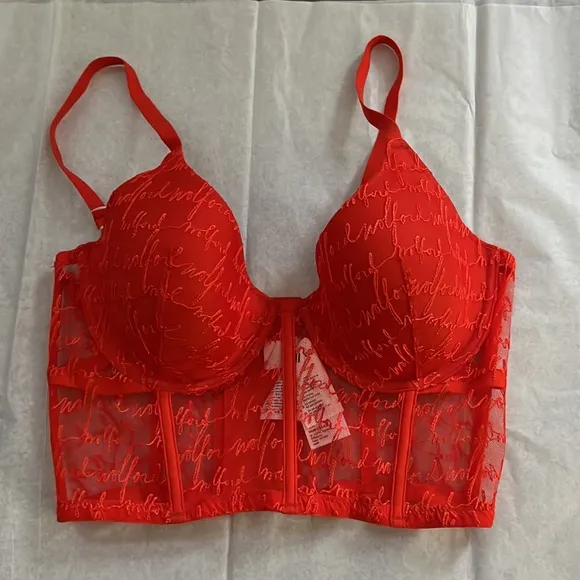 Wolford Logo Obsessed Bustier Bra.