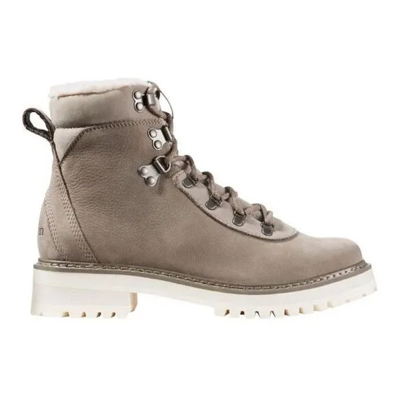 Woman's Gray Boots‎ L.L.Bean Camden Hill Boot Alpine Insulated Size 8 Lug Heel