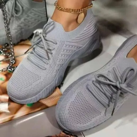 Women Running Sneakers Comfortable Walking Gym Fashion Casual Trainer Sh…