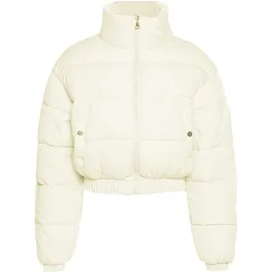 Women' s Cropped Quilted Puffer Jacket Coat