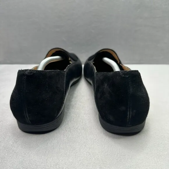 Womens 10.5-11 / EU 41 Dansko Lace Loafers Black Glazed Leather Slip On Comfort