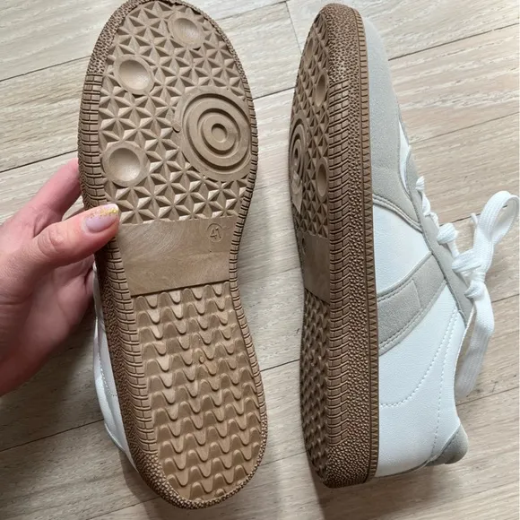 Women's Gray and White Sneakers