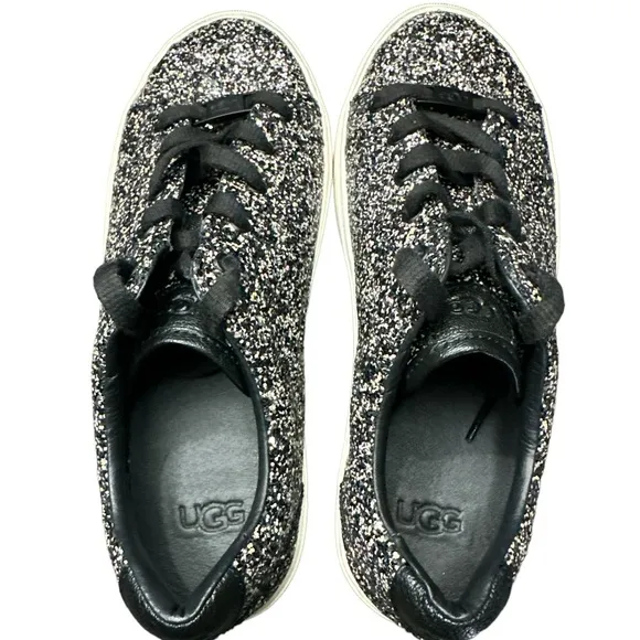 Women's UGG Zilo Glitter Sparkly Chunky Fashion Sneakers size 7