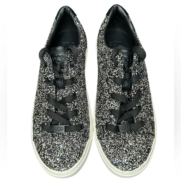 Women's UGG Zilo Glitter Sparkly Chunky Fashion Sneakers size 7