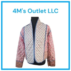 Wyeysyt Women's Cropped Puffer Quilted Jacket