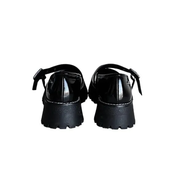 y2k goth chunky loafers