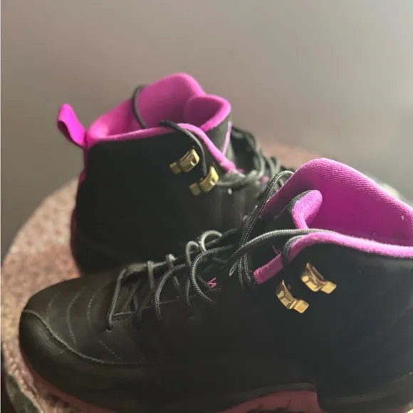 Youth  Black and Purple  Sneakers