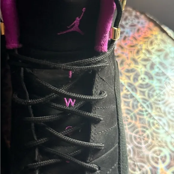 Youth  Black and Purple  Sneakers