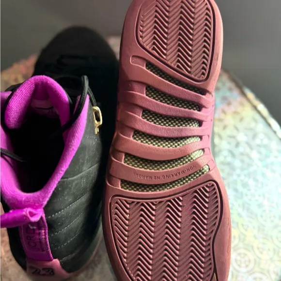 Youth  Black and Purple  Sneakers