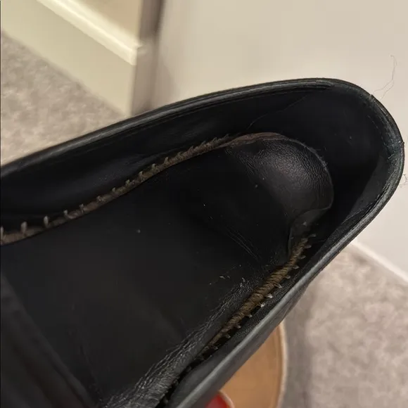 YSL Black Leather Espadrilles
