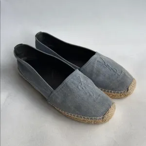 YSL Gray Espadrilles