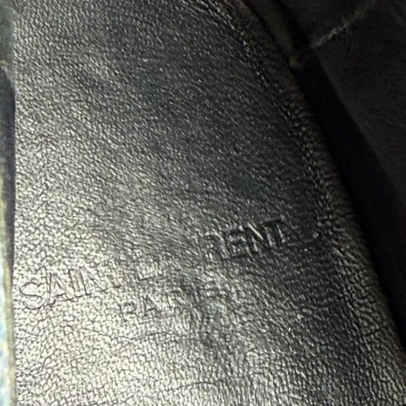 YSL Gray Espadrilles