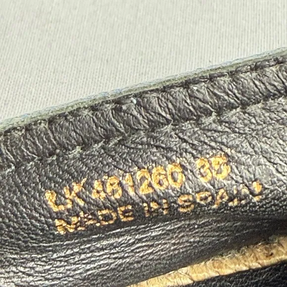 YSL Gray Espadrilles