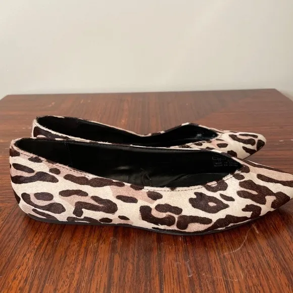 Zara Animal Print Flats Size 7
