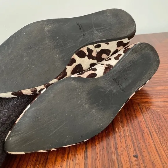 Zara Animal Print Flats Size 7