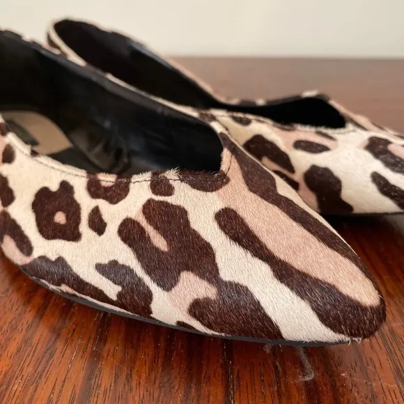 Zara Animal Print Flats Size 7
