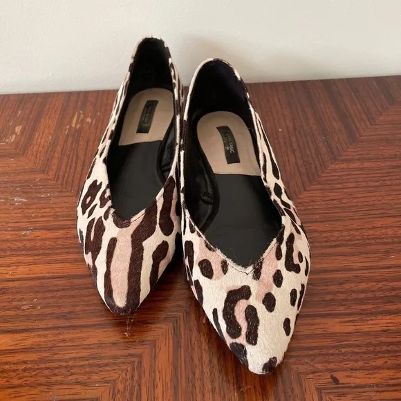 Zara Animal Print Flats Size 7