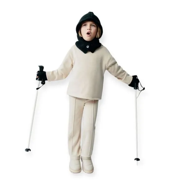 ZARA Kids | Off White | QUILTED BOOTS