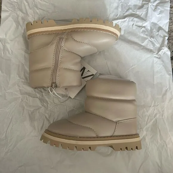 ZARA Kids | Off White | QUILTED BOOTS
