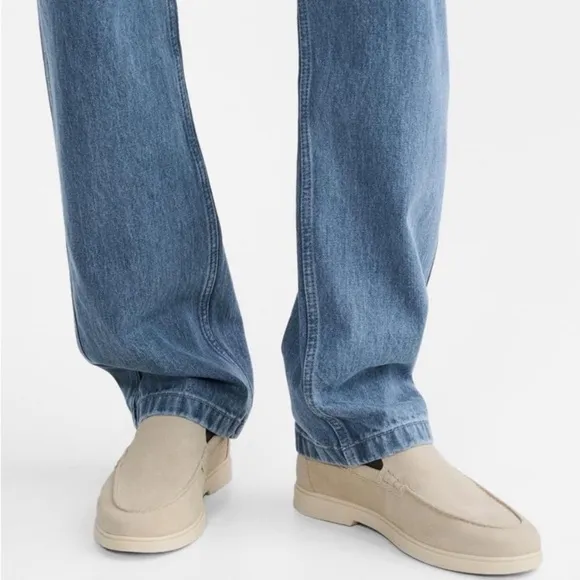 Zara soft 💯 genuine leather loafers paid 180$ size EU 45