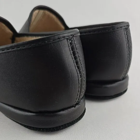 Zero Stress Men's Black Matt Lightweight Slip-On Loafers Rounded Toe Size 7W